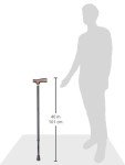 Lightweight Adjustable Aluminum Walking Cane - Blue Ice