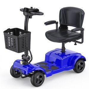 Folding Power Wheelchair with 4 Wheels