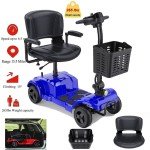 Folding Power Wheelchair with 4 Wheels