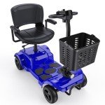 Folding Power Wheelchair with 4 Wheels