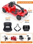 Folding Power Wheelchair with 4 Wheels