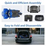 Foldable 3-Wheel Electric Mobility Scooter for Seniors