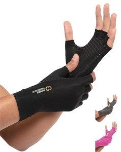 Copper Compression Fingerless Arthritis Gloves for Pain Relief