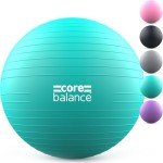 Anti-Burst Core Balance Exercise Ball - 22" Teal