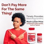 Timely Acetaminophen 650 MG - Joint Pain Relief