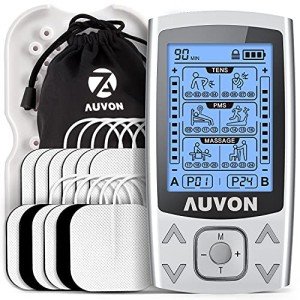 AUVON Dual Channel TENS Unit for Pain Relief