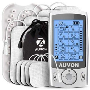 AUVON Dual Channel TENS Unit for Pain Relief