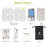 AUVON Rechargeable TENS Unit for Pain Relief