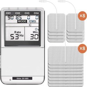 Rechargeable 4-Channel EMS TENS Therapy Machine