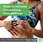Gaiam Dual-Sided Finger Massager for Arthritis Relief