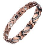 Copper Magnetic Bracelets with 3500 Gauss Magnets