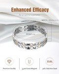 Jecanori Women's Magnetic Therapy Titanium Bracelet