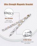 Jecanori Women's Magnetic Therapy Titanium Bracelet