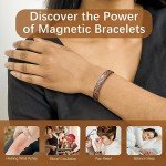 Women's Copper Magnetic Bracelet and Ring Set