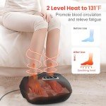 Shiatsu Foot Massager with Heat and Vibration