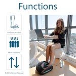 InvoSpa Heated Shiatsu Foot Massager for Pain Relief
