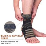Copper Compression Ankle Sleeve for Pain Relief
