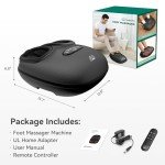 Snailax Heated Shiatsu Foot Massager for Relief