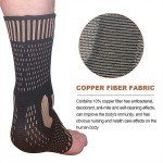 Copper Compression Ankle Sleeve for Pain Relief