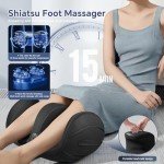 Shiatsu Foot Massager with Heat for Pain Relief