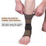 Copper Compression Ankle Sleeve for Pain Relief