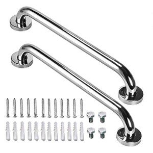 16" Chrome Shower Grab Bar - 2 Pack