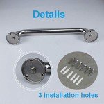 16" Chrome Shower Grab Bar - 2 Pack