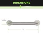 24-Inch Stainless Steel Grab Bar for Bathrooms