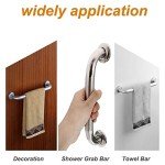 16" Chrome Shower Grab Bar - 2 Pack