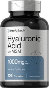 Horbäach Hyaluronic Acid with MSM - 120 Capsules
