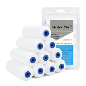 Foam Paint Rollers - 10 Pack Mini Set