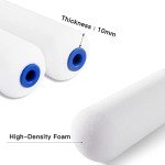 Foam Paint Rollers - 10 Pack Mini Set