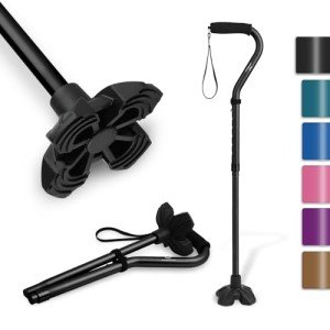 KINGGEAR F1 Lightweight Walking Cane for Seniors