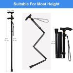 Adjustable Lightweight Folding Cane for Arthritis Relief
