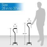 Adjustable Quad Cane for Extra Stability and Comfort