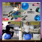Anti-Burst Yoga Ball for Fitness and Balance