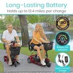 Vive Folding 3-Wheel Electric Mobility Scooter