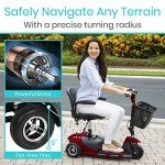 Vive Folding 3-Wheel Electric Mobility Scooter