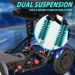 Foldable 4-Wheel Scooter for Arthritis Relief