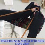 Fingerless Copper Compression Gloves for Joint Relief