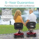 Vive Folding 3-Wheel Electric Mobility Scooter