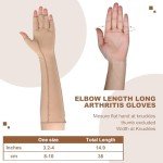 3 Pairs Fingerless Compression Gloves for Arthritis