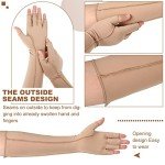 3 Pairs Fingerless Compression Gloves for Arthritis