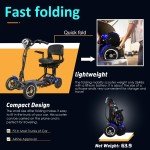 Foldable 4-Wheel Scooter for Arthritis Relief