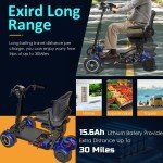 Foldable 4-Wheel Scooter for Arthritis Relief