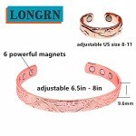 Adjustable Pure Copper Magnetic Ring & Bracelet