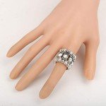 Stretch Band Rings for Arthritis Relief - Silver AB