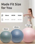 YOTTOY Anti-Burst Exercise Ball - Pink