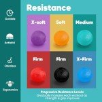 HiKeep Hand Exercise Balls for Arthritis Relief - 6 Pack