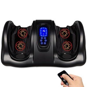 Foot Massager Machine with Shiatsu Therapy - Black